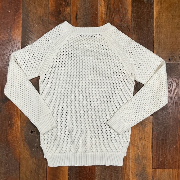ABLE Cream Open Knit Cotton Sweater Women’s XS - Picture 6 of 9